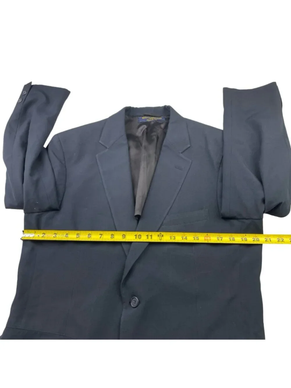 VTG Brooks Brothers 346 Men's 100% Wool 2-Button Blazer Navy Blue • USA • 40S